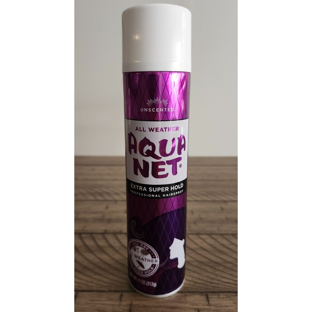 Aqua Net Extra Super Hold Hair Spray Unscented 11 oz All Weather New